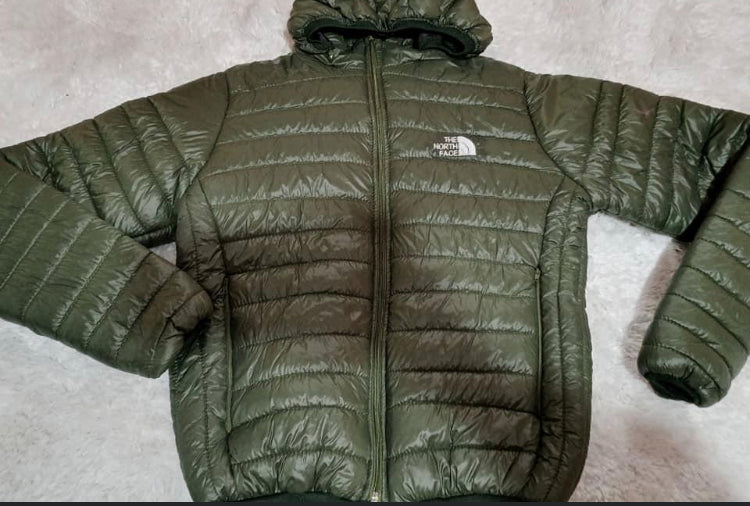 Chaqueta norface brillante hombre