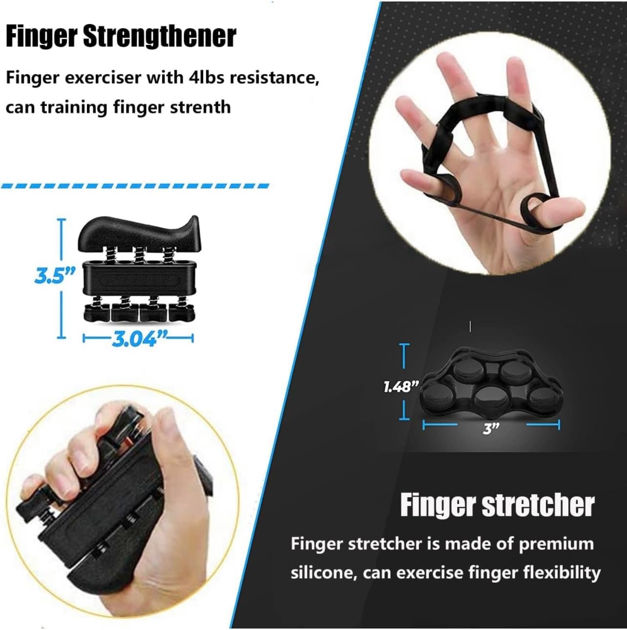 Kit Ejercitador De Manos Y Dedos Fisiote